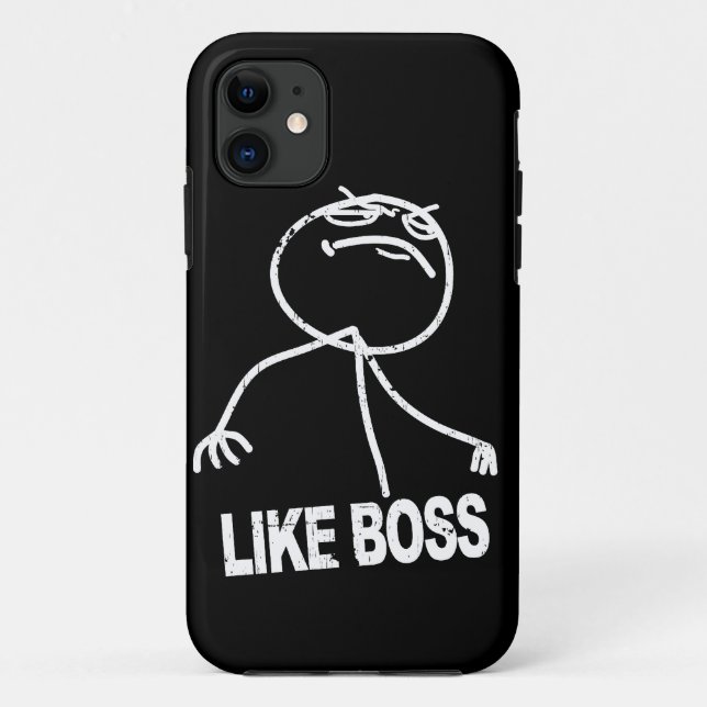 Capa Para iPhone 11 Como o meme do chefe (Verso)