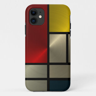 Capa Para iPhone 11 Composição de Piet Mondrian (Goldl)