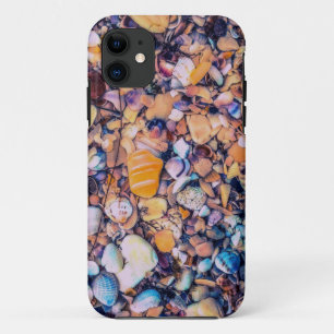 Capa Para iPhone 11 Conchas e bolhas de mar