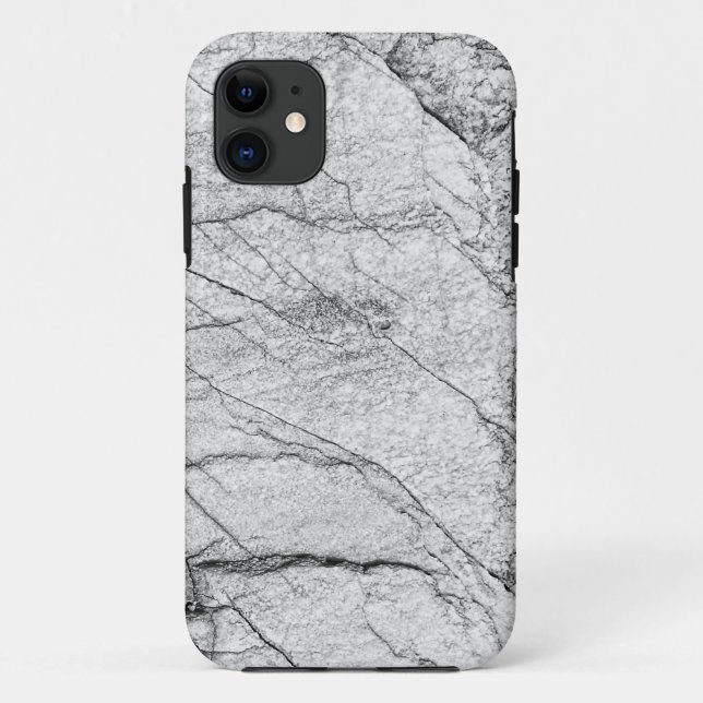 Capa Para iPhone 11 Concreto Mármore De cinza (Verso)