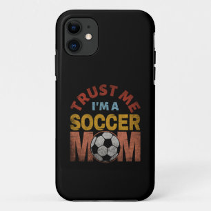 CAPA PARA iPhone 11 CONFIE EM MIM SOU UMA MÃE DE FUTEBOL