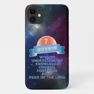 Capa Para iPhone 11 Confirmação 7 Presentes do Espírito Santo
