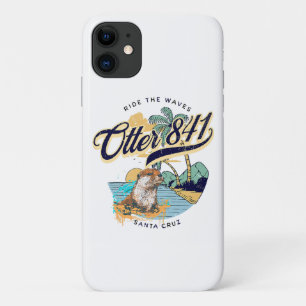 Capa Para iPhone 11 Conselho de Surf 841 surfing Otter 841 California