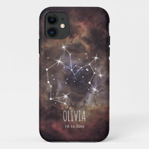 Capa Para iPhone 11 Constelação de Nebulosa Cósmica Personalizada Galá