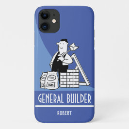 Capa Para iPhone 11 Construtor geral com materiais de construção.