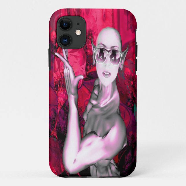 Capa Para iPhone 11 Contato de alienígena (Verso)