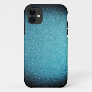 Capa Para iPhone 11 Contraste azul Satur do hipster do brilho do