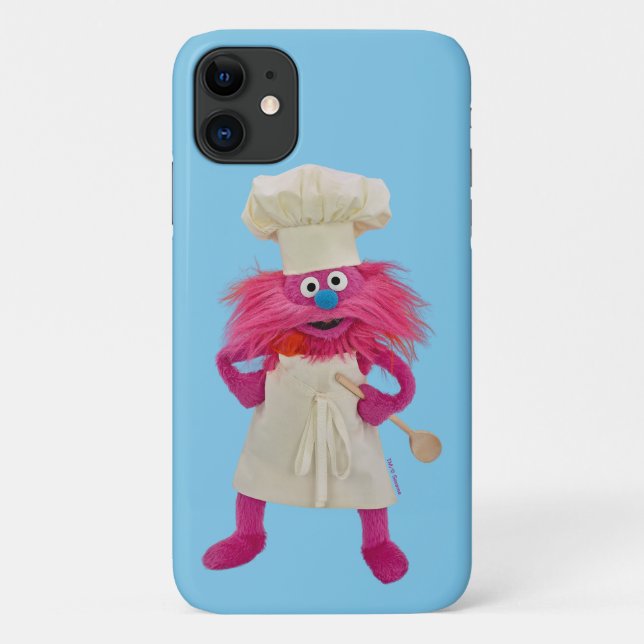 Capa Para iPhone 11 Cookie's Monster Food Truck | Gonger Posando (Verso)