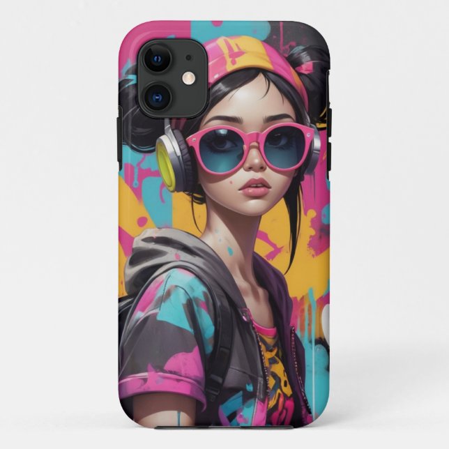 Capa Para iPhone 11 cool girl (Verso)