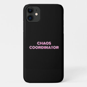 Capa Para iPhone 11 COORDENADOR DO CAOS mãe engraçada