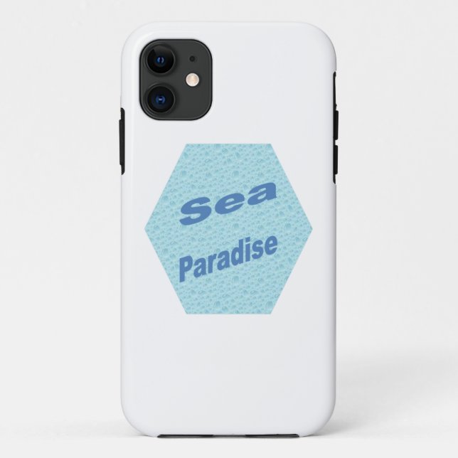 Capa Para iPhone 11 Coque iPhone/iPad  SEA  PARADISE  (Verso)
