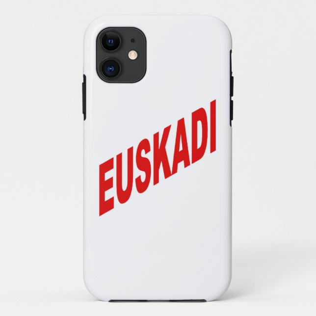 Capa Para iPhone 11 Coque Tough Xtreme iPhone 11  EUSKADI (Verso)