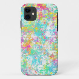 Capa Para iPhone 11 Cor d'água branca Cor d'água Pintada à mão