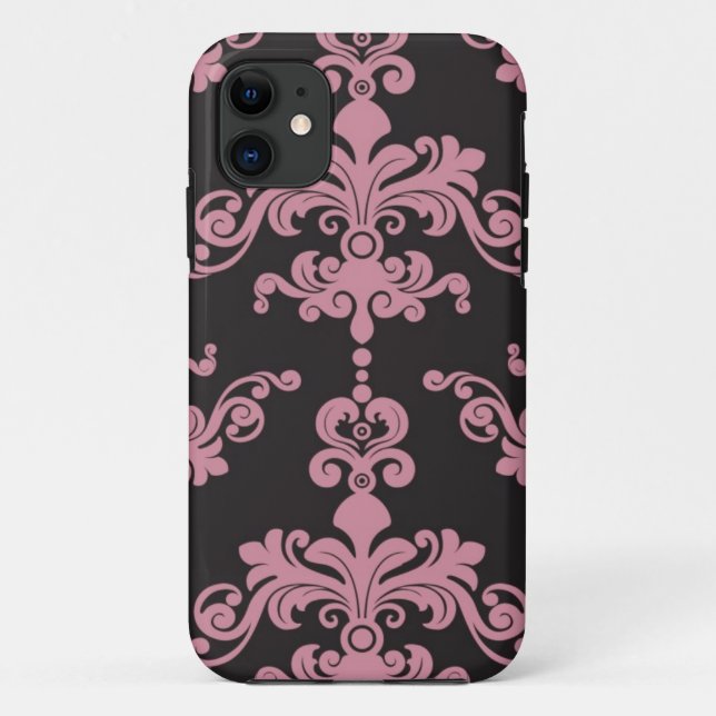 Capa Para iPhone 11 Cor damasco 5 (Verso)