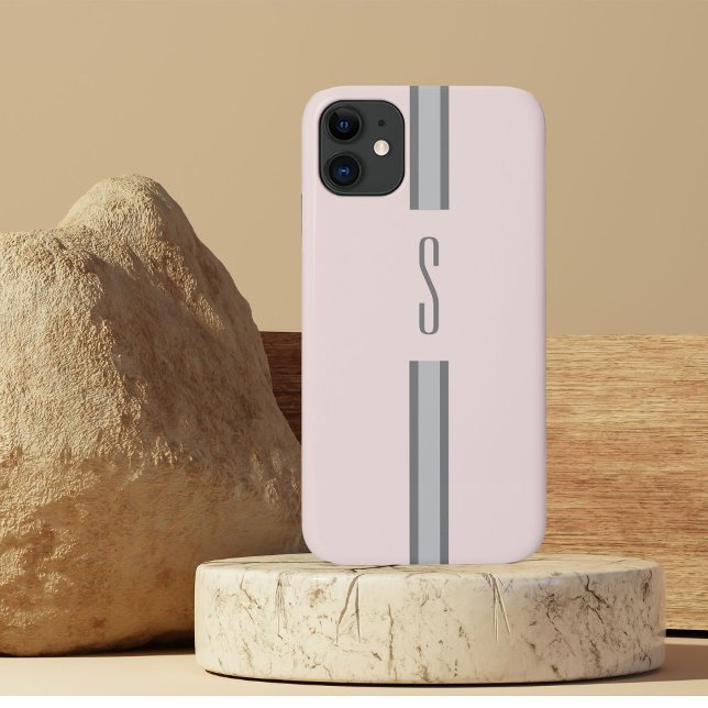 Capa Para iPhone 11 Cor-de-rosa moderna (Criador carregado)