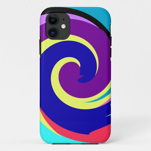 Capa Para iPhone 11 Cor do Espiral (Verso)