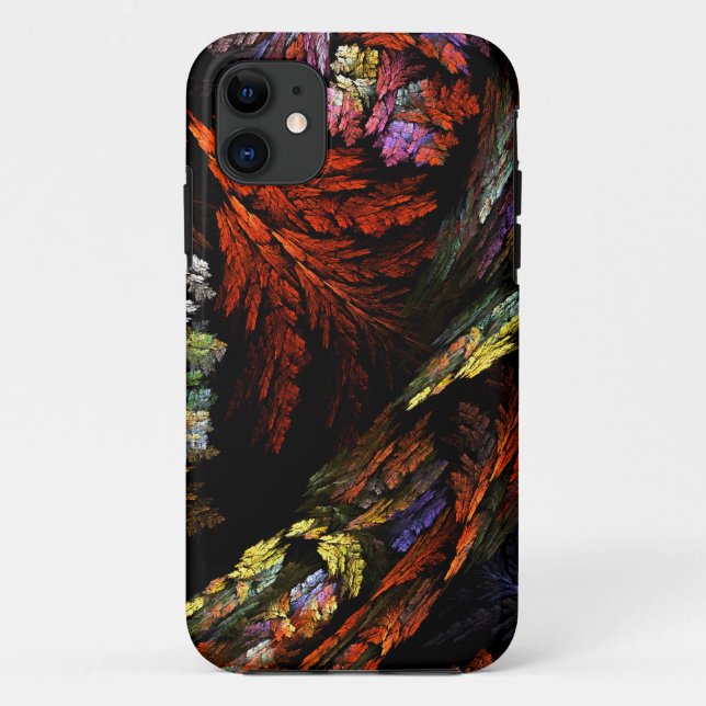 Capa Para iPhone 11 Cor Harmonia Abstrato Art (Verso)