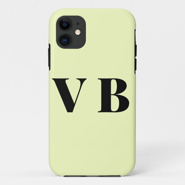 Capa Para iPhone 11 cor personalizada pastel simples mínima sólida per (Verso)