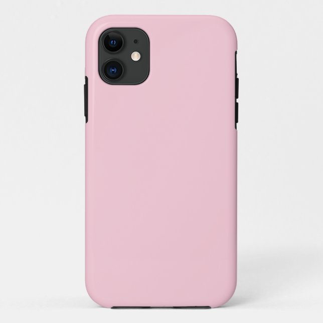 Capa Para iPhone 11 cor personalizada pastel simples mínima sólida per (Verso)