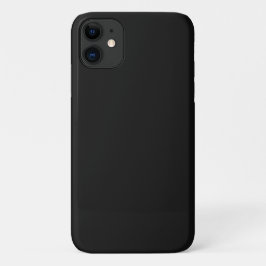 Capa Para iPhone 11 Cor preto Onyx profissional | Elegante Clássico