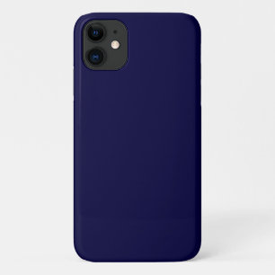 Capa Para iPhone 11 Cor sólida: Azul marinho