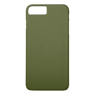Capa iPhone 8 Plus/7 Plus Cor Sólida Verde do Exército