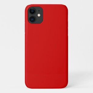 Capa Para iPhone 11 Cor sólida: Vermelho