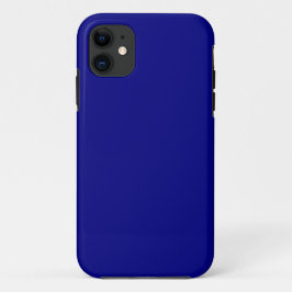 Capa Para iPhone 11 Cor Sólido Azul do marinho | Clássico | Elegante