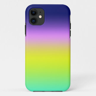 Capa Para iPhone 11 Cor verde-primavera de-verão, cor verde-opre, cor