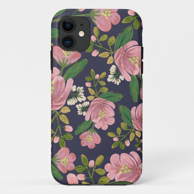 Capa Para iPhone 11 Cora o buquê (Verso)