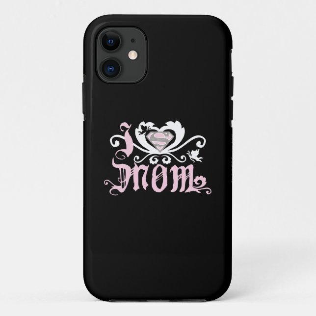 Capa Para iPhone 11 Coração Mamãe Rosa (Verso)