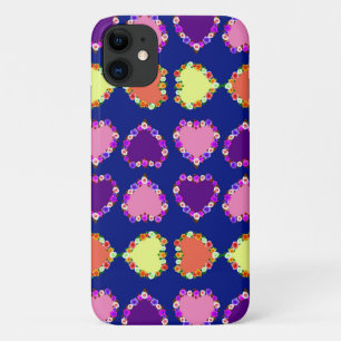 Capa Para iPhone 11 Corações de Rosa