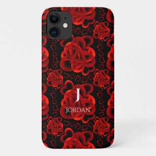 Capa Para iPhone 11 Corações Inteiro Padrão