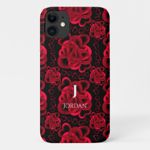 Capa Para iPhone 11 Corações Inteiro Padrão