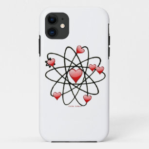 Capa Para iPhone 11 Corações Vermelhos do Namorados Atômica