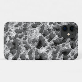 Capa Para iPhone 11 Coral com travesseiro redondo preto e branco a cor