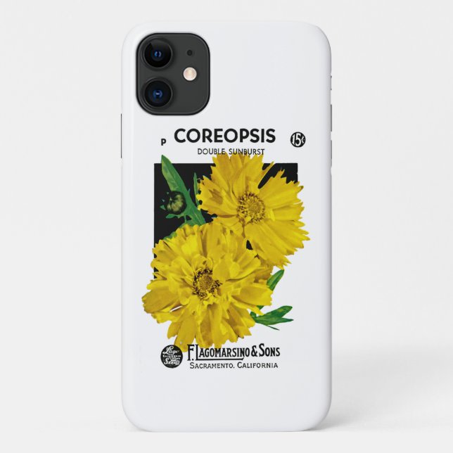 Capa Para iPhone 11 Coreopsis (Verso)