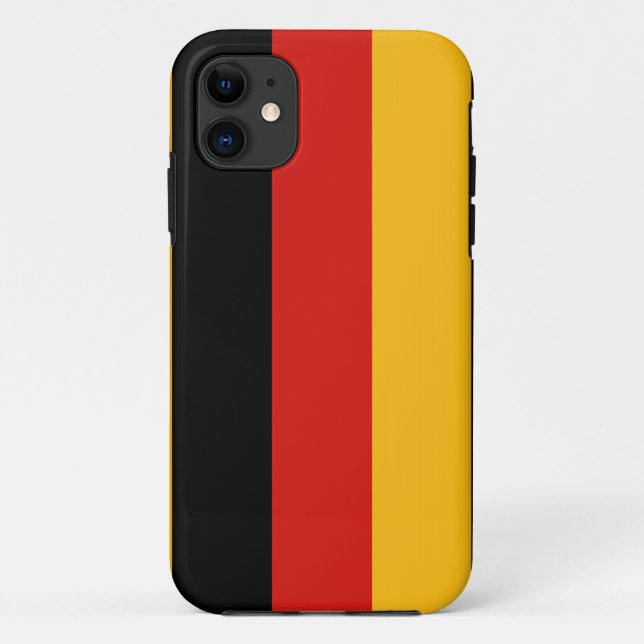 CAPA PARA iPhone 11 CORES DE BANDEIRA ALEMÃS (Verso)