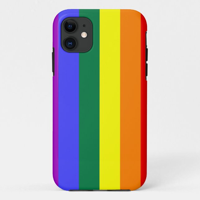 Capa Para iPhone 11 Cores LGBT (Verso)