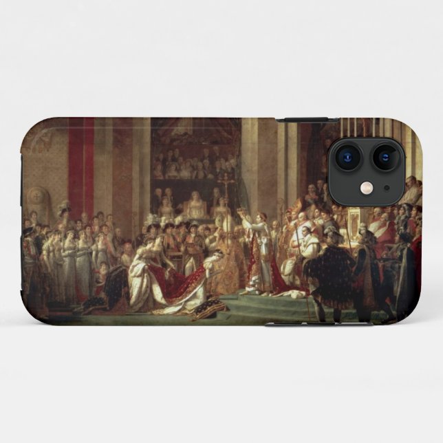 Capa Para iPhone 11 coroação de Napoleão (Verso (horizontal))