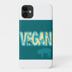 Capa Para iPhone 11 Corte de papel vegetariano