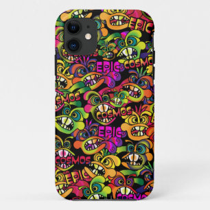 Capa Para iPhone 11 Cortina de chá de grafite