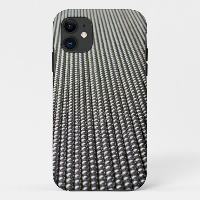 Capa Para iPhone 11 Cortina do metal (Verso)