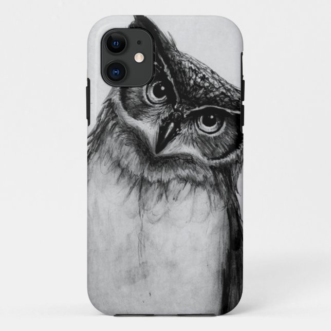 Capa Para iPhone 11 &Coruja (Verso)