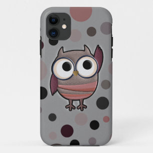 Capa Para iPhone 11 Coruja retro