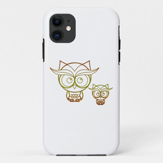 Capa Para iPhone 11 Corujas Tom Terra (Verso)