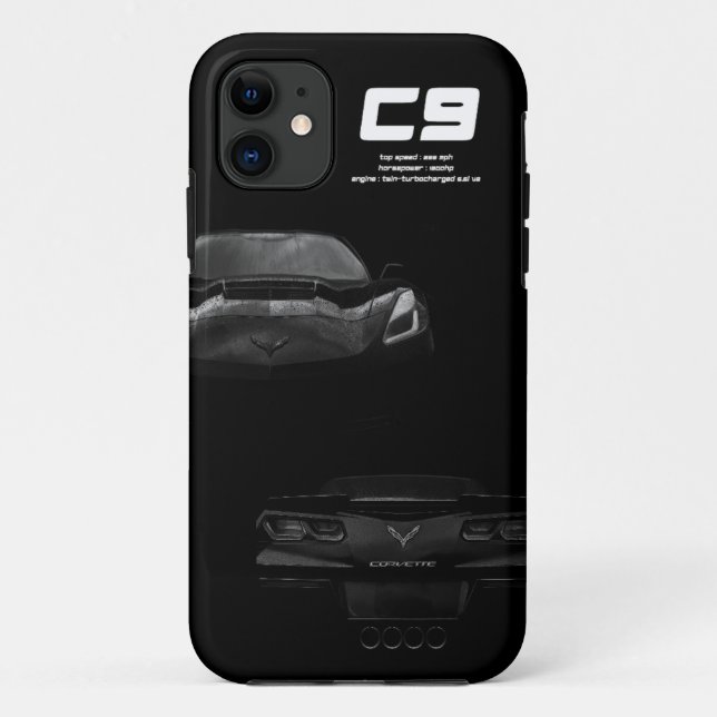 Capa Para iPhone 11 Corvette c9 (Verso)