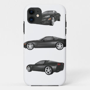Capa Para iPhone 11 Corvette Preto