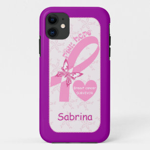 Capa Para iPhone 11 Costume cor-de-rosa do sobrevivente do cancro da