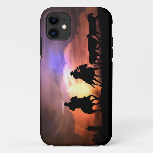 Capa Para iPhone 11 Country Western Cowboy (Verso)